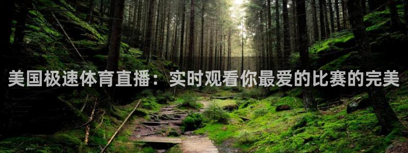 美国极速体育直播：实时观看你最爱的比赛的完美